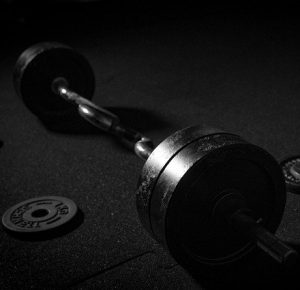 Dumbells and weights for conditioning